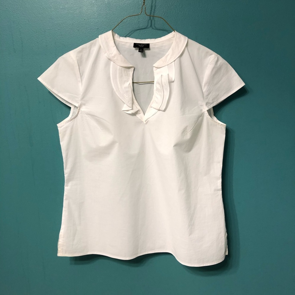 Talbots white dress shirt